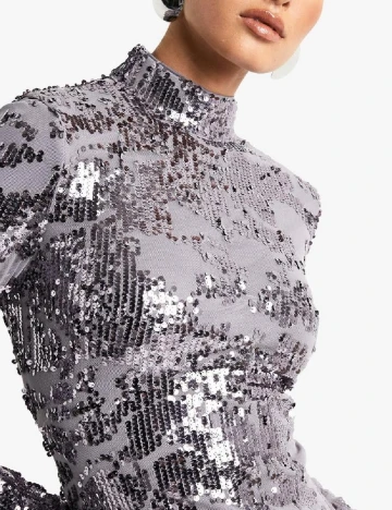 Rochie scurta Boohoo, mov
