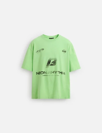 Tricou Oversize Zara, verde