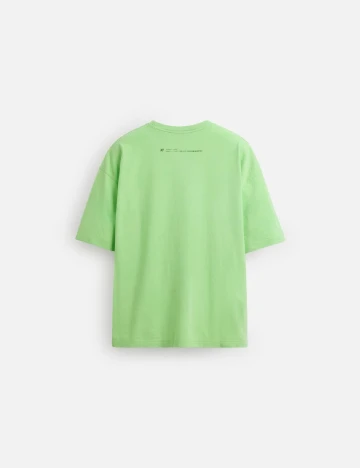 Tricou Oversize Zara, verde
