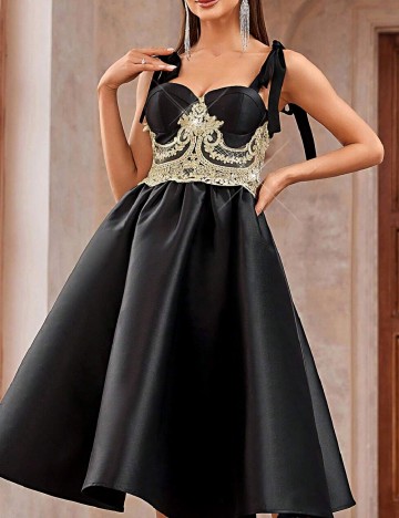 Rochie medie SHEIN, negru