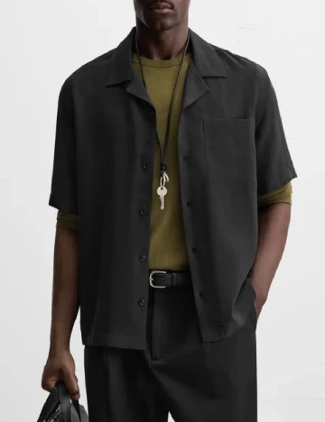 Camasa Zara, negru Negru
