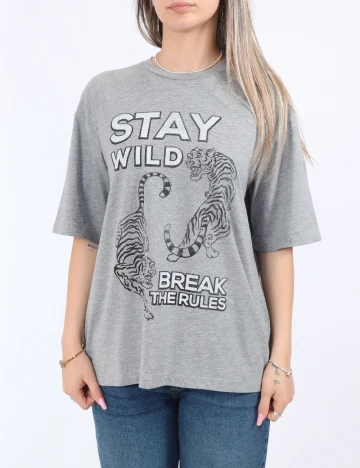 Tricou Noisy May, gri