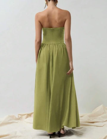 Rochie lunga SHEIN, verde Verde