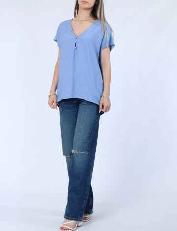 Bluza Vero Moda, albastru Albastru