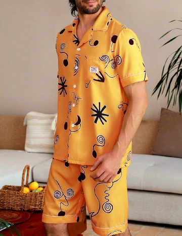 Pijama SHEIN, portocaliu Portocaliu