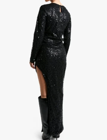 Rochie lunga Boohoo, negru Negru