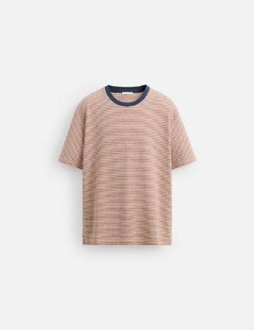 Tricou Zara, caramiziu