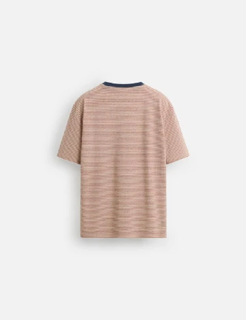 Tricou Zara, caramiziu