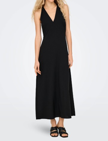 
						Rochie lunga Only, negru