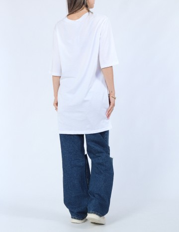 Tricou Oversize Noisy May, alb