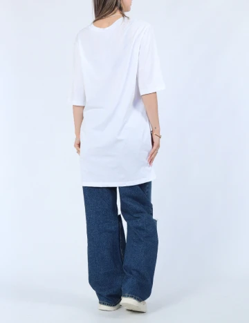 Tricou Oversize Noisy May, alb