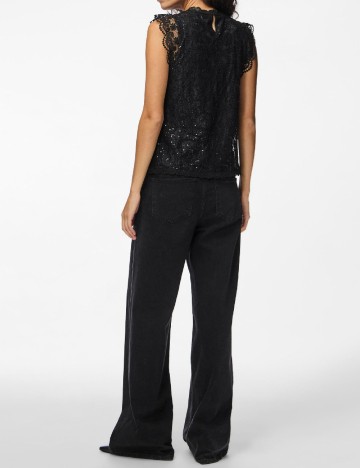 Bluza Pieces, negru