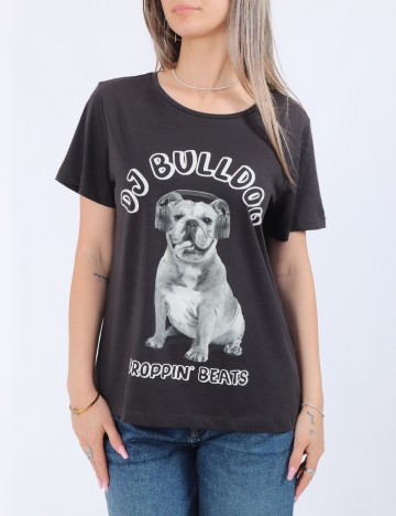 
						Tricou Noisy May, gri inchis