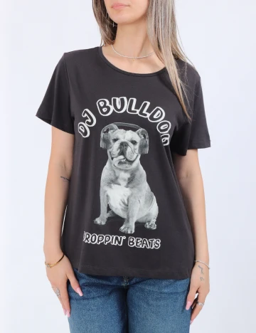 Tricou Noisy May, gri inchis