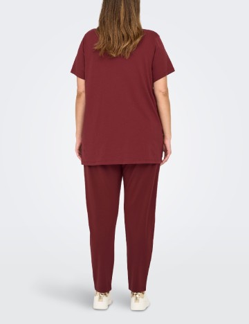 Tricou Only Carmakoma, visiniu