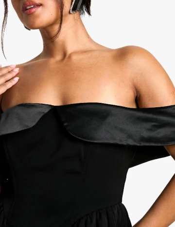 Rochie scurta Boohoo, negru