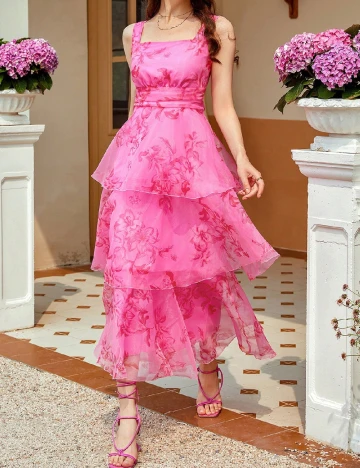 Rochie lunga SHEIN, roz