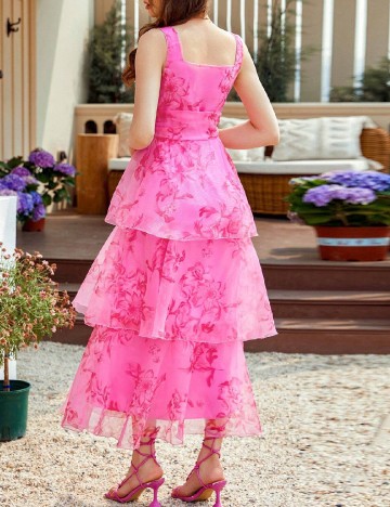 Rochie lunga SHEIN, roz