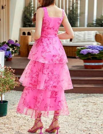 Rochie lunga SHEIN, roz