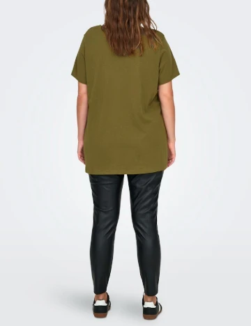 Tricou Only Carmakoma, kaki Verde