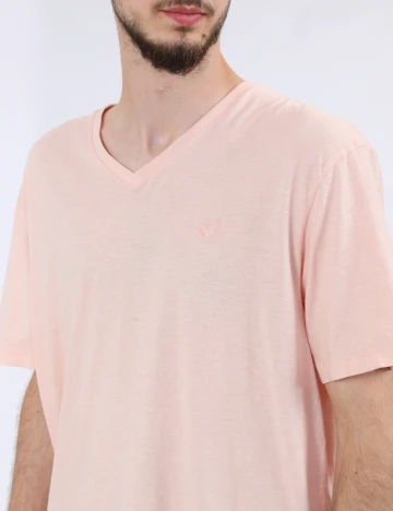 Tricou American Eagle, roz Roz