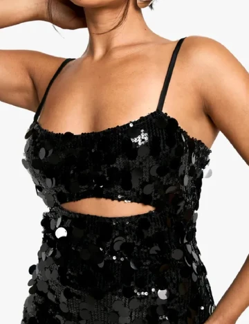 Rochie scurta Boohoo, negru