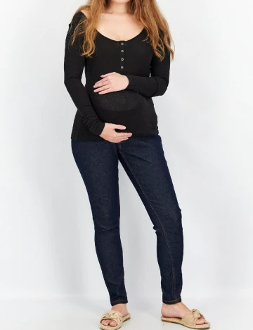 Blugi Wednesday sgirl Maternity, bleumarin Albastru