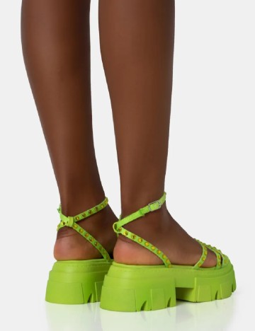 Sandale Public Desire, verde