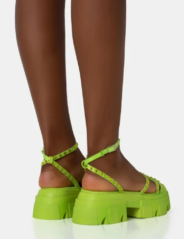 Sandale Public Desire, verde