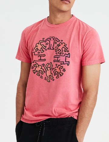 
						Tricou American Eagle, roz
