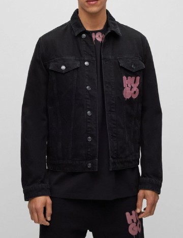 
						Jacheta Hugo Boss, negru