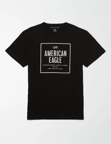 Tricou American Eagle, negru