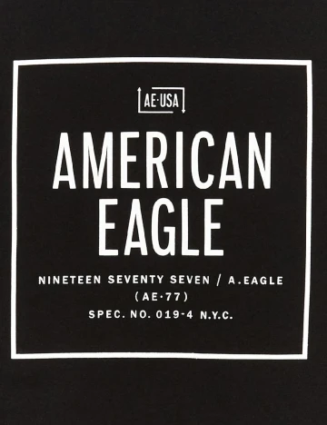 Tricou American Eagle, negru