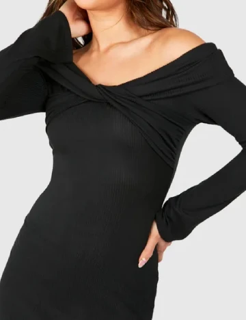 Rochie medie Boohoo, negru Negru