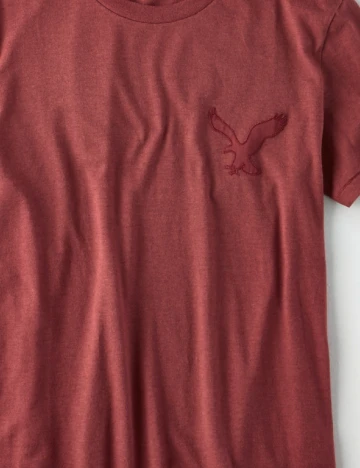 Tricou American Eagle, caramiziu Rosu