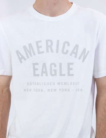 Tricou American Eagle, alb