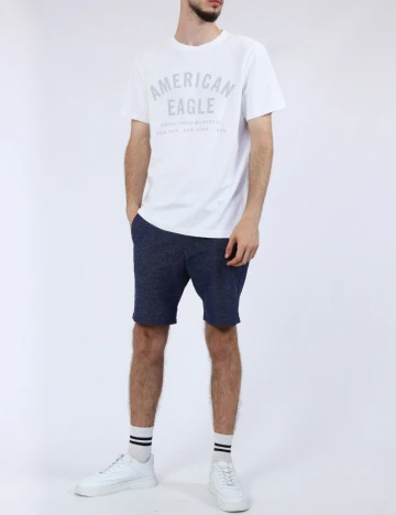 Tricou American Eagle, alb Alb