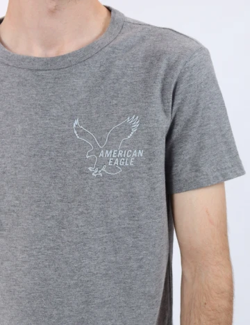 Tricou American Eagle, gri Gri