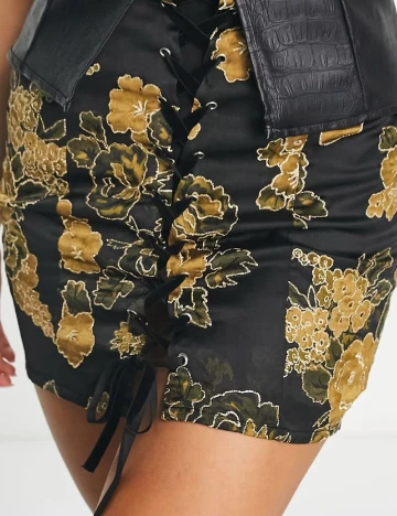 Fusta Reclaimed Vintage, negru Negru