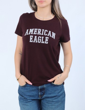 
						Tricou American Eagle, pruna