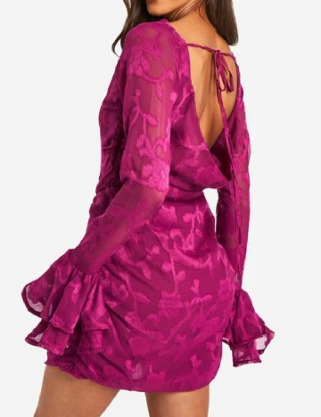 Rochie scurta Boohoo, mov