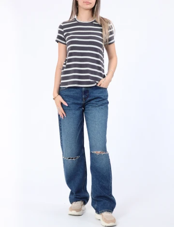 Tricou American Eagle, gri/verde Gri