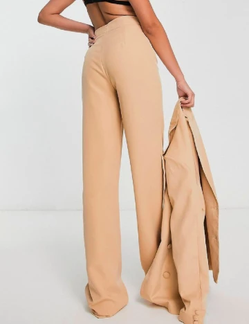 Pantaloni Unique21, maro deschis