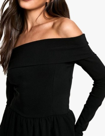 Rochie scurta Boohoo, negru