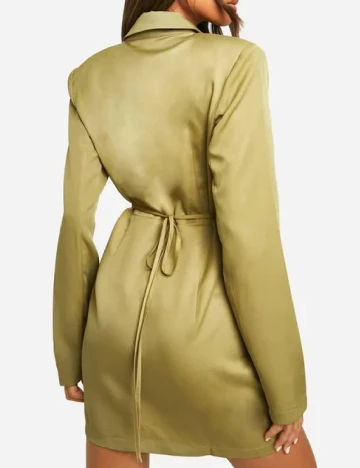 Rochie scurta Boohoo, verde Verde