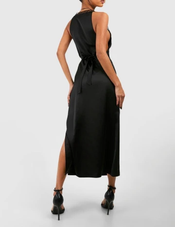Rochie lunga Boohoo, negru