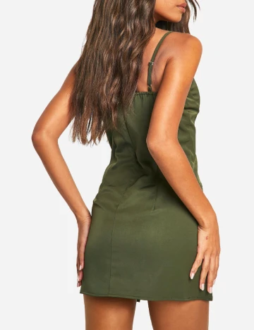 Rochie scurta Boohoo, verde