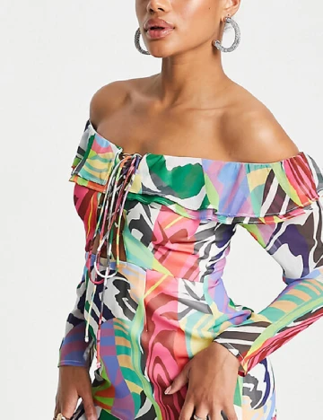 Rochie scurta AsYou, mix culori Mix culori