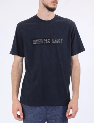 Tricou American Eagle, bleumarin inchis Albastru