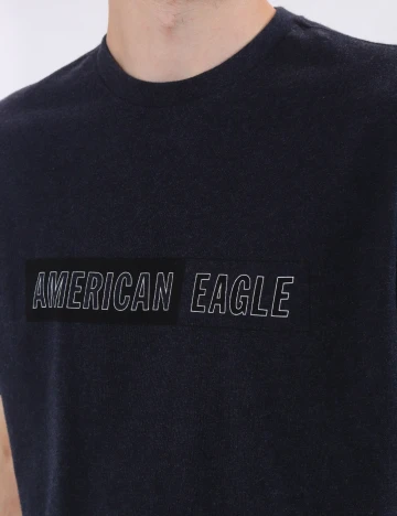 Tricou American Eagle, bleumarin inchis Albastru